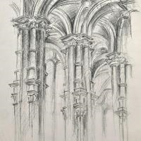 Dessiner l’architecture gothique : intérieur/extérieur